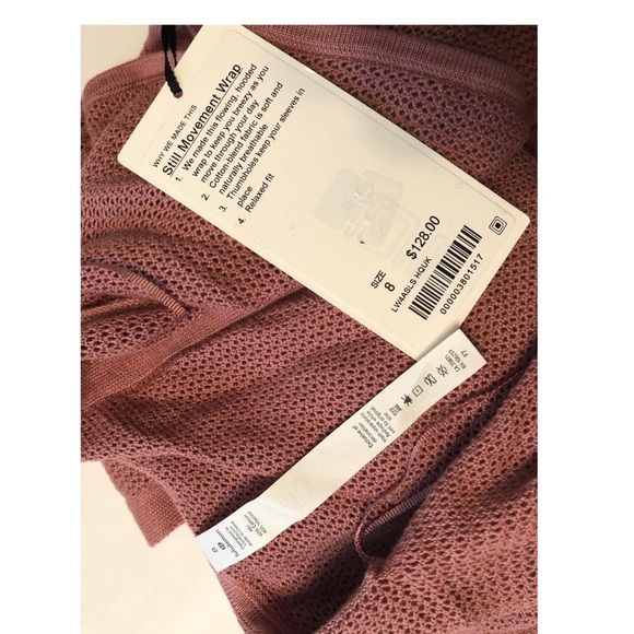 NWT Lululemon Still Movement Wrap - Picture 5 of 5